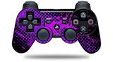Halftone Splatter Hot Pink Purple - Decal Style Skin fits Sony PS3 Controller (CONTROLLER NOT INCLUDED)