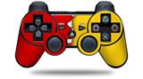 Ripped Colors Red Yellow - Decal Style Skin fits Sony PS3 Controller (CONTROLLER NOT INCLUDED)