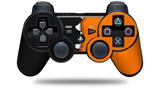 Ripped Colors Black Orange - Decal Style Skin fits Sony PS3 Controller (CONTROLLER NOT INCLUDED)