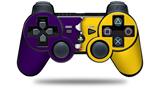 Ripped Colors Purple Yellow - Decal Style Skin fits Sony PS3 Controller (CONTROLLER NOT INCLUDED)