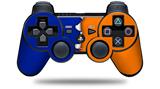 Ripped Colors Blue Orange - Decal Style Skin fits Sony PS3 Controller (CONTROLLER NOT INCLUDED)