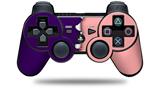 Ripped Colors Purple Pink - Decal Style Skin fits Sony PS3 Controller (CONTROLLER NOT INCLUDED)