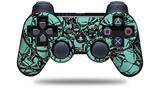Scattered Skulls Seafoam Green - Decal Style Skin fits Sony PS3 Controller (CONTROLLER NOT INCLUDED)