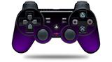 Smooth Fades Purple Black - Decal Style Skin fits Sony PS3 Controller (CONTROLLER NOT INCLUDED)