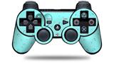 Raining Neon Teal - Decal Style Skin fits Sony PS3 Controller (CONTROLLER NOT INCLUDED)