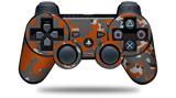 WraptorCamo Old School Camouflage Camo Orange Burnt - Decal Style Skin fits Sony PS3 Controller (CONTROLLER NOT INCLUDED)