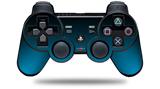 Smooth Fades Neon Blue Black - Decal Style Skin fits Sony PS3 Controller (CONTROLLER NOT INCLUDED)