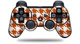 Houndstooth Burnt Orange - Decal Style Skin fits Sony PS3 Controller (CONTROLLER NOT INCLUDED)