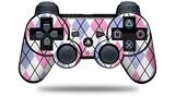 Argyle Pink and Blue - Decal Style Skin fits Sony PS3 Controller (CONTROLLER NOT INCLUDED)