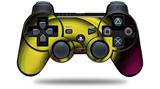 Alecias Swirl 01 Yellow - Decal Style Skin fits Sony PS3 Controller (CONTROLLER NOT INCLUDED)