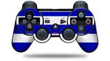 Kearas Psycho Stripes Blue and White - Decal Style Skin fits Sony PS3 Controller (CONTROLLER NOT INCLUDED)