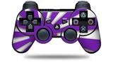 Rising Sun Japanese Flag Purple - Decal Style Skin fits Sony PS3 Controller (CONTROLLER NOT INCLUDED)