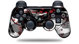 Abstract 02 Red - Decal Style Skin fits Sony PS3 Controller (CONTROLLER NOT INCLUDED)