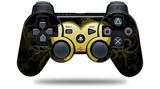 Glass Heart Grunge Yellow - Decal Style Skin fits Sony PS3 Controller (CONTROLLER NOT INCLUDED)