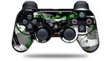 Abstract 02 Green - Decal Style Skin fits Sony PS3 Controller (CONTROLLER NOT INCLUDED)