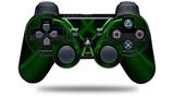 Abstract 01 Green - Decal Style Skin fits Sony PS3 Controller (CONTROLLER NOT INCLUDED)