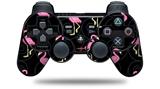 Flamingos on Black - Decal Style Skin fits Sony PS3 Controller (CONTROLLER NOT INCLUDED)