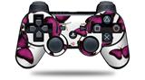 Butterflies Purple - Decal Style Skin fits Sony PS3 Controller (CONTROLLER NOT INCLUDED)