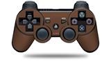 Solids Collection Chocolate Brown - Decal Style Skin fits Sony PS3 Controller (CONTROLLER NOT INCLUDED)
