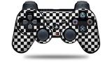 Checkered Canvas Black and White - Decal Style Skin fits Sony PS3 Controller (CONTROLLER NOT INCLUDED)