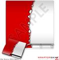 Sony PS3 Slim Skin Ripped Colors Red White