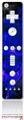 Wii Remote Controller Skin Flaming Fire Skull Blue