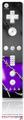 Wii Remote Controller Skin - Barbwire Heart Purple