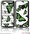 LG enV2 Skin - Butterflies Green
