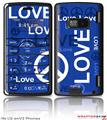 LG enV2 Skin - Love and Peace Blue