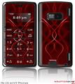LG enV2 Skin - Abstract 01 Red