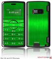 LG enV2 Skin - Brushed Metal Green
