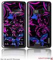 LG enV2 Skin - Twisted Garden Hot Pink and Blue