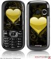 LG Rumor 2 Skin - Glass Heart Grunge Yellow