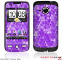 HTC Droid Eris Skin Triangle Mosaic Purple