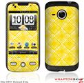 HTC Droid Eris Skin Wavey Yellow