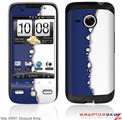 HTC Droid Eris Skin Ripped Colors Blue White