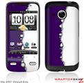 HTC Droid Eris Skin Ripped Colors Purple White