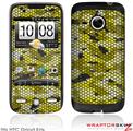 HTC Droid Eris Skin HEX Mesh Camo 01 Yellow