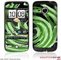 HTC Droid Eris Skin - Alecias Swirl 02 Green