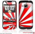 HTC Droid Eris Skin - Rising Sun Japanese Red