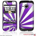 HTC Droid Eris Skin - Rising Sun Japanese Purple