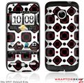 HTC Droid Eris Skin - Red And Black Squared