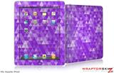 iPad Skin Triangle Mosaic Purple