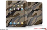 iPad Skin - Camouflage Brown