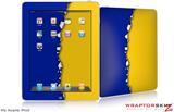 iPad Skin Ripped Colors Blue Yellow