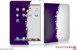 iPad Skin Ripped Colors Purple White