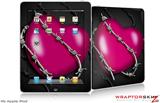 iPad Skin - Barbwire Heart Hot Pink