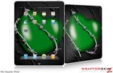 iPad Skin - Barbwire Heart Green