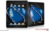 iPad Skin - Barbwire Heart Blue