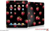 iPad Skin - Strawberries on Black